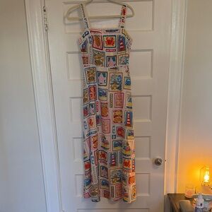 Colorful Printed Maxi Dress